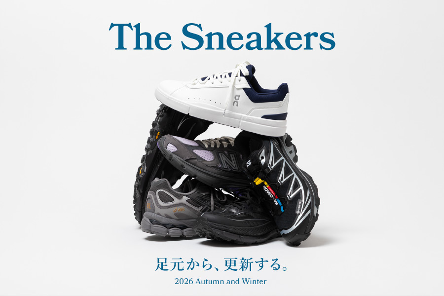足元から、更新する。The Sneakers