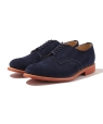 ySouthwickʒzSANDERS: Navy Suede Officer Shoe lCr[