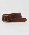 GROWN&SEWN: O-Ring Signature Leather Belt L
