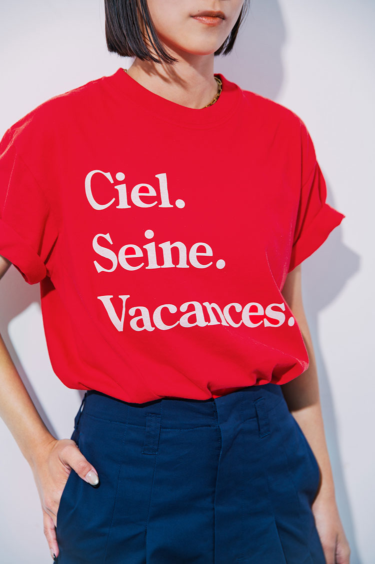SHIPS any プリントTシャツ