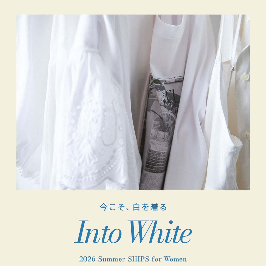 �y�������A���𒅂�zInto White