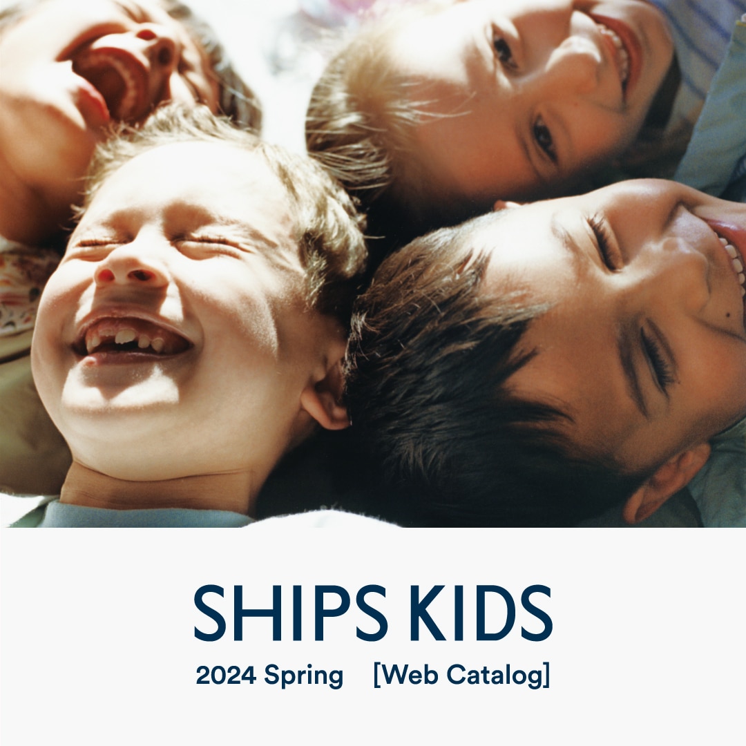SHIPS KIDS 2024 SPRING WEBカタログ バナー