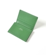 SHIPS:【SAFFIANO LEATHER】イタリアンレザー  カードケース （名刺入れ） グリーン