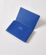SHIPS:【SAFFIANO LEATHER】イタリアンレザー  カードケース （名刺入れ） ブルー