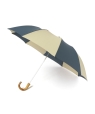 FOX UMBRELLAS: テレスコピック 2トーン 折りたたみ傘 ベージュ