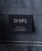 SHIPS STANDARD: インディゴ ダンガリー ミリタリーシャツ