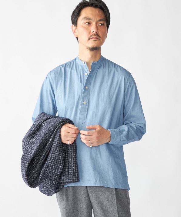 SHIPS別注】Salvatore Piccolo: シャンブレー プルオーバー バンド