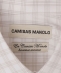 CAMISAS MANOLO: OFF WHITE GREY CHECKS NORMAL SHIRT