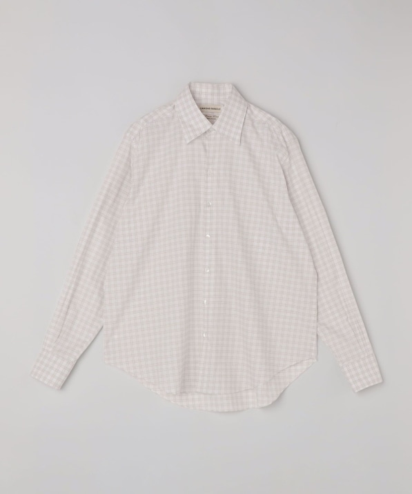 CAMISAS MANOLO: OFF WHITE GREY CHECKS NORMAL SHIRT｜ SHIPS 公式サイト