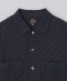 NEEDLES: ONE-UP SHIRT DIAMOND MESH JACQUARD