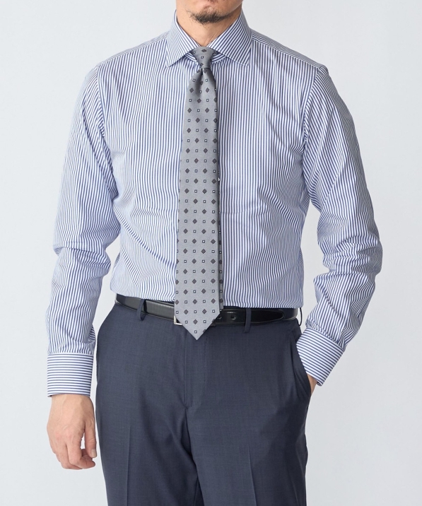 SHIPS: MADE IN JAPAN �����h�� �X�g���C�v ���C�h�J���[ �V���c