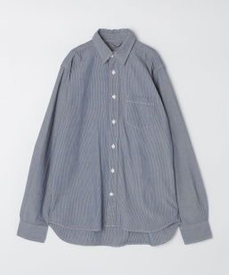 GROWN&SEWN: Dean Shirt - Selvedge Indigo Stripe