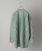 【SHIPS別注】Cristaseya: cotton green striped mao shirt