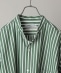 ySHIPSʒzCristaseya: cotton green striped mao shirt