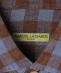 MARCEL LASSANCE: ワイドカラー リネン チェックシャツ