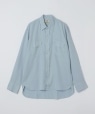 WYTHE NEW YORK: LYOCEL/G PEARLSNAP SHIRT ���C�g�u���[