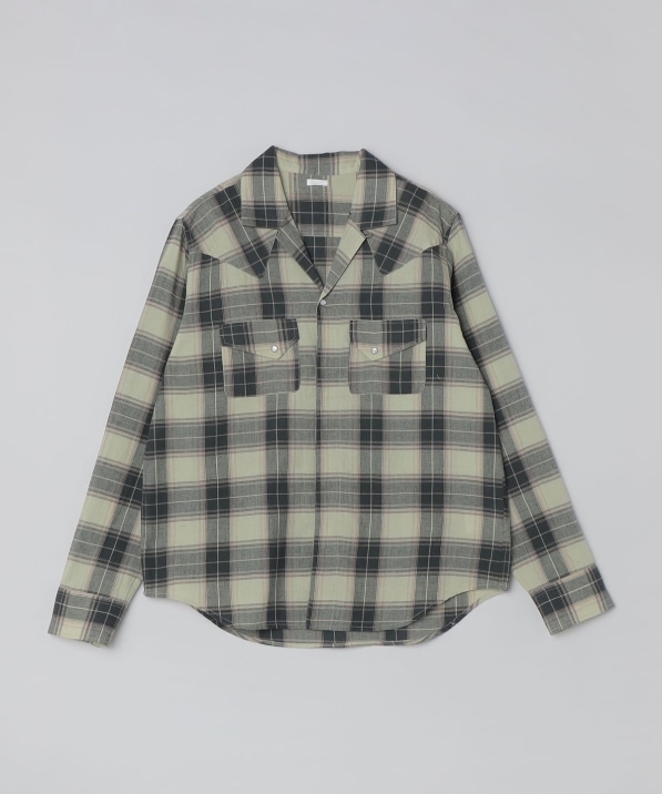 26ss SEEALL ツイード　ブラックウォッチ　4 SEEALL: MINIMAL WESTERN SHIRT｜ SHIPS 公式サイト