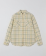WYTHE NEW YORK: OX CHECK PEARLSNAP SHIRT ���C�g�O���[��
