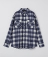 tone: PRINTED FLANNEL CHECK SHIRT �l�C�r�[