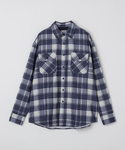 tone: PRINTED FLANNEL CHECK SHIRT