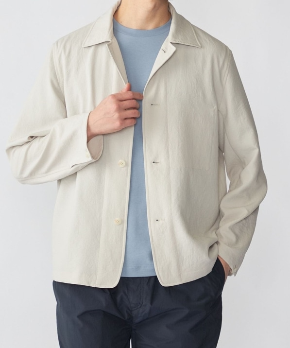 SHIPS: 〈通気性・遮熱〉エアリー テック シャツ アウター｜ SHIPS