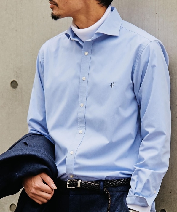 WEB限定】SHIPS: 防シワ・吸水速乾 Drymix(R)タイプライターセミワイド