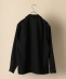 SC: ギャバジン オープンカラー シャツ ブラック