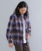 SHIPS: 播州織 フェザー チェック レギュラーカラー ネルシャツ 22FW