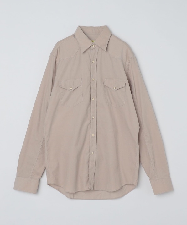 MARCEL LASSANCE: CORDUROY WESTERN SHIRT