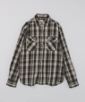 WYTHE NEW YORK: FLANNEL PEARLSNAP SHIRT ubN