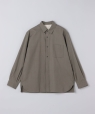YOUTH OF THE WATER: RIPSTOP FINX COTTON SHIRT �`���R�[���O���[
