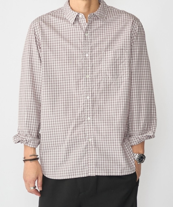 SHIPS:〈MADE IN JAPAN〉レギュラーカラー チェック シャツ｜ SHIPS