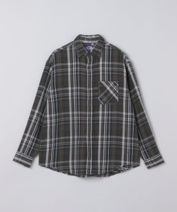 THE NORTH FACE PURPLE LABEL: FLANNEL PLAID FIELD SHIRT