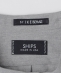 【SHIPS別注】IKE BEHAR: オーガニックコットン トップダイ ツイル バンドカラーシャツ