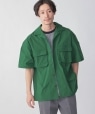 【SHIPS別注】+phenix:〈撥水〉オープンカラーシャツ (セットアップ対応) グリーン