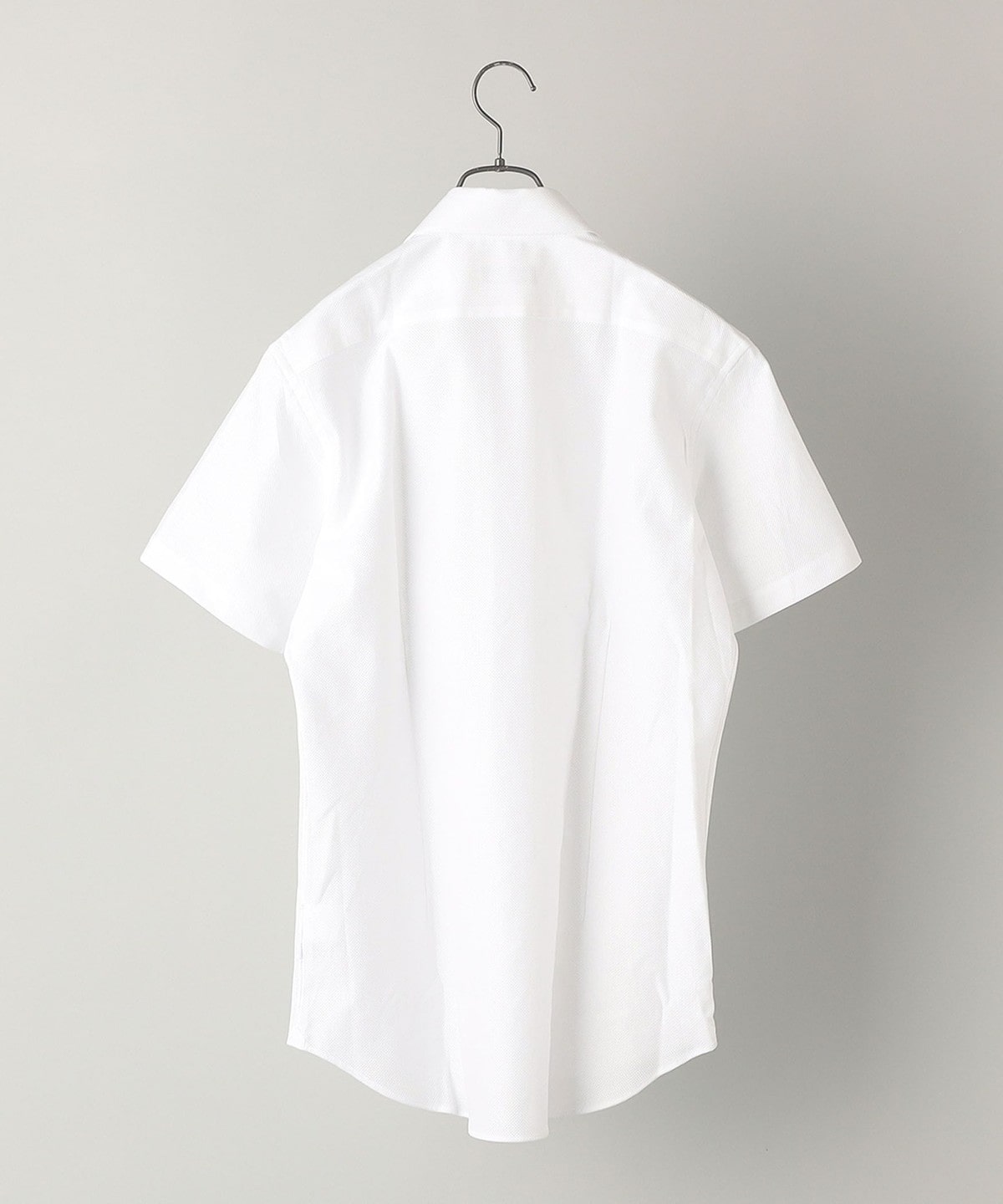 SHIPS: MONTI社製生地 カラミ イタリアン ワイドカラー 半袖シャツ
