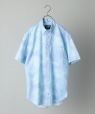 Gitman Vintage: CANDY DYED ショートスリーブ ボタンダウンシャツ ライトブルー