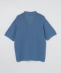 SHIPS:〈手洗い可能〉クロシェライク サマーニット オープンカラーシャツ