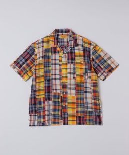 ORIGINAL MADRAS TRADING COMPANY: MADRAS PATCHWORK SHORT SLEEVE SHIRT