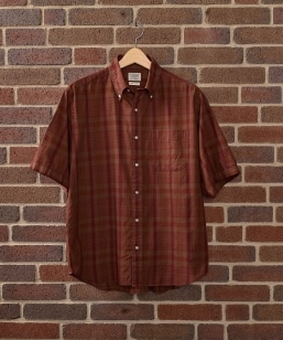 SHIPS: AUTHENTIC �}�h���X �`�F�b�N �V���[�g�X���[�u �V���c