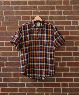 SHIPS: AUTHENTIC �}�h���X �`�F�b�N �V���[�g�X���[�u �V���c