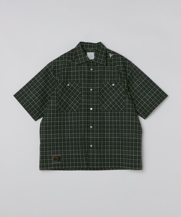 ROA: AAIR FLOWEAVE PRINTED CHECK SHORT SLEEVE SHIRT