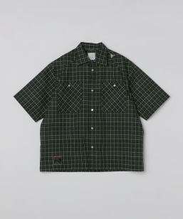ROA: AAIR FLOWEAVE PRINTED CHECK SHORT SLEEVE SHIRT