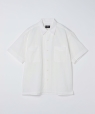 IKE BEHAR: USA DOBBY ST OVER SHIRT �z���C�g