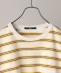【WEB限定】SHIPS: アメリカ コットン リラックスフィット マルチボーダー ロングスリーブ Tシャツ (ロンT)
