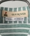 GUY ROVER: ワンポイント刺繍 ボーダー ワンピースカラー ポロシャツ