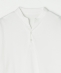 *SHIPS:〈吸湿発熱〉THERMO LITE(R) プレーティング天竺 バンドカラー ポロシャツ