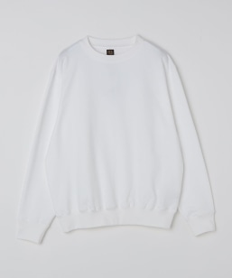 BATONER: ULTRA CREAMY INLAY CREW NECK LONG SLEEVE