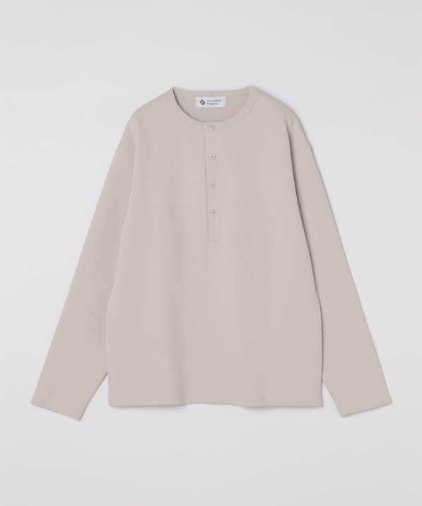City Ambient Products: ピケ ヘンリー ネック ロングスリーブ｜ SHIPS