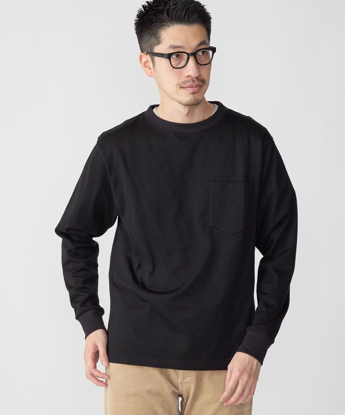 SHIPS STANDARD: SUPIMA ベーシック ロング Tシャツ: Tシャツ ...